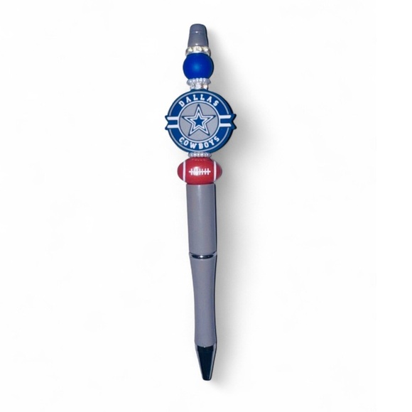 Other - Dallas Cowboys Silicone Beaded Pen